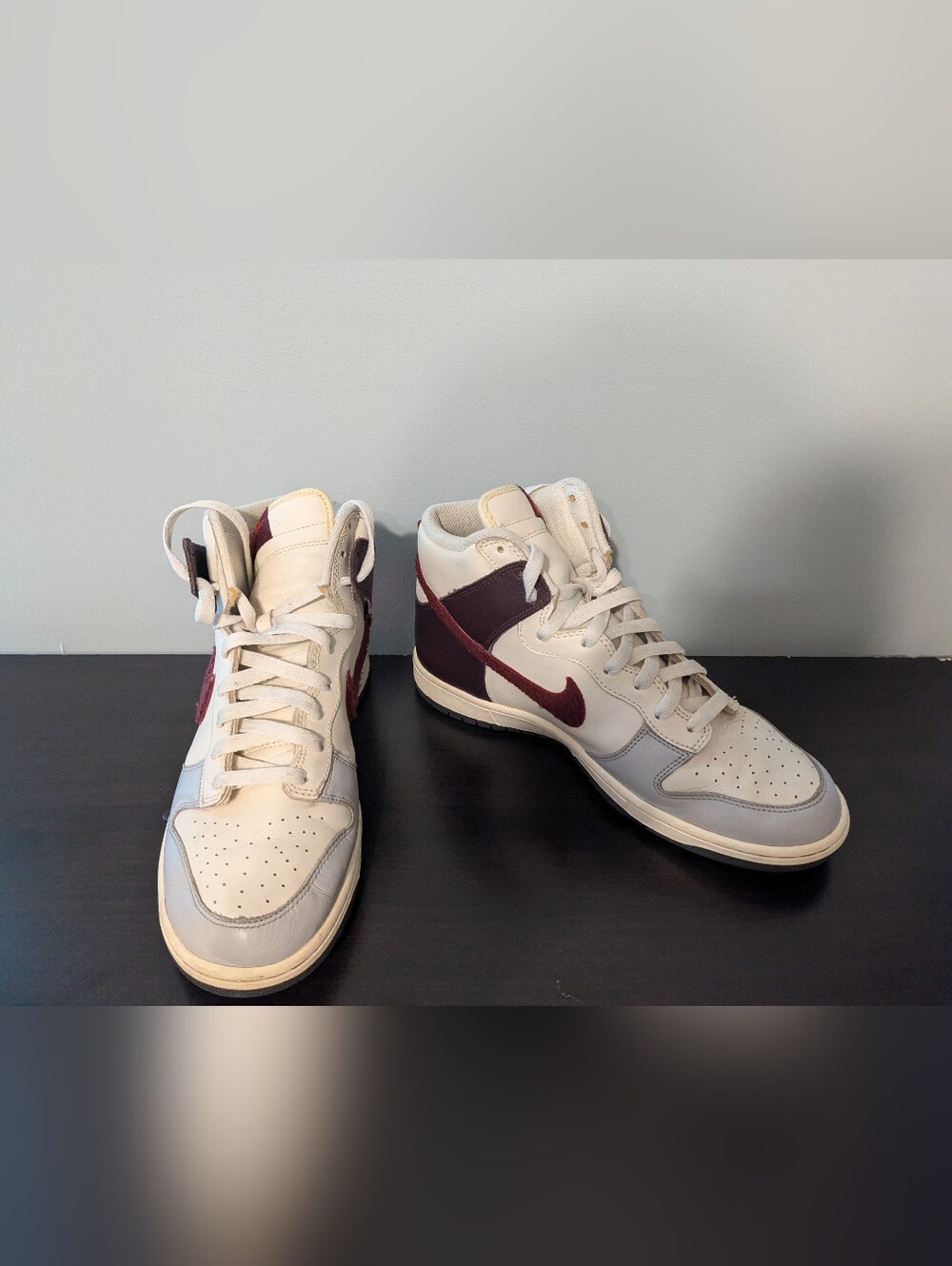Nike Dunk High Gray Wine